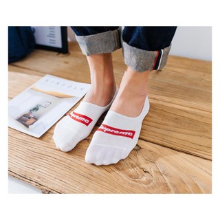 Set 5 Tất lười nam chống trượt Combo 5 Vớ ẩn nam Màu trơn Cotton