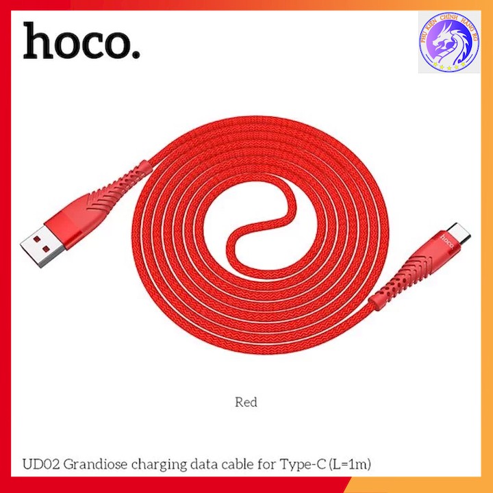 CÁP SẠC NHANH DÂY DÙ TYPE-C 3.0A HOCO UD02 Sử Dụng Cho ĐT androi Kiểu C