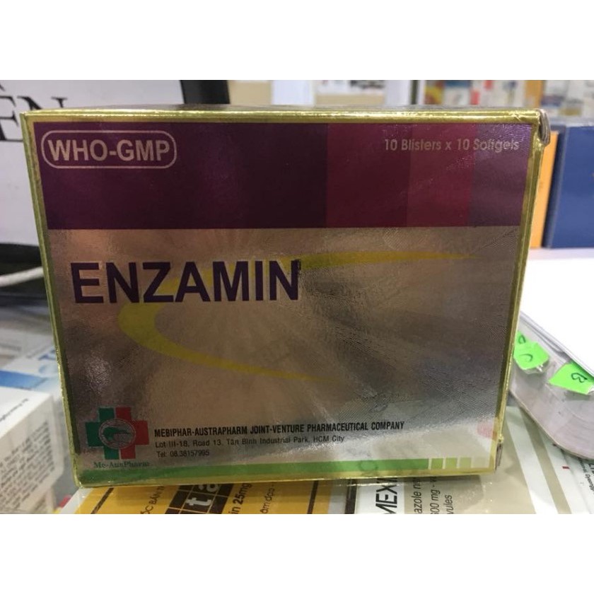 Enzamin giúp tăng cường phát triển của thaii nhi, giúp người gầy, ốm sớm khỏi bệnh và hồi phục lại thể lực ( hộp 100v)