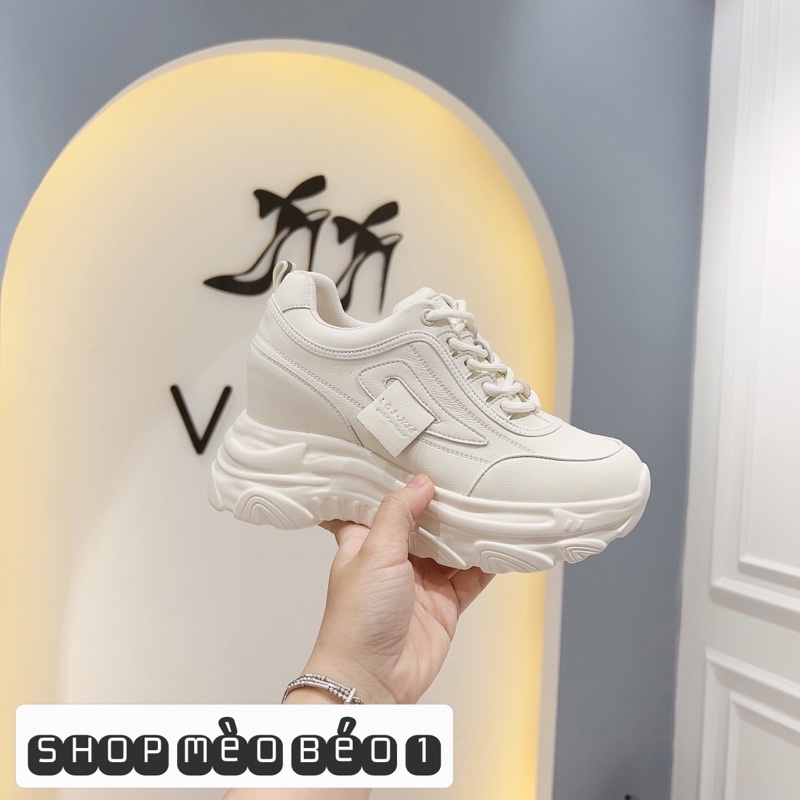 Giày thể thao độn đế viền tem đế cao fullbox hàng quảng châu cao cấp