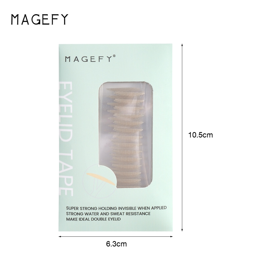 Set 30 miếng dán kích mí Magefy lưới một mặt + nhíp + nĩa Y