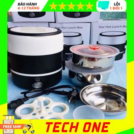 [Hàng chính hãng] Hộp Cơm Cắm Điện 3 Tầng Inox 304 Star Cao Cấp - techone | BigBuy360 - bigbuy360.vn