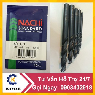 Mũi Khoan Nachi Từ 3.0 đến 3.9MM Chính Hãng