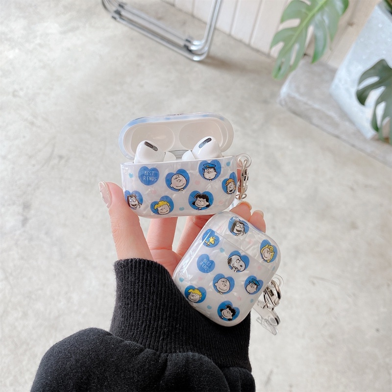 Vỏ bảo vệ hộp sạc thích hợp cho airpods 1/2 pro 3 chủ đề hoạt hình 38 màu tùy chọn