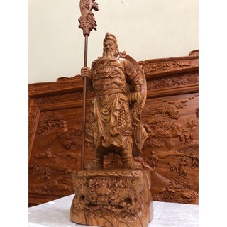 Tượng Quan Công Gỗ Hương