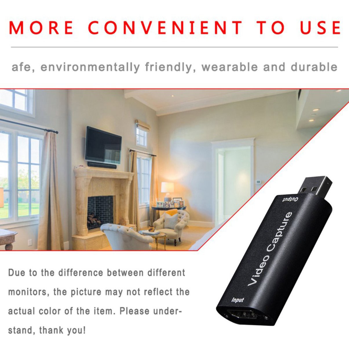 Đầu Chuyển Đổi Usb2.0 Hdmi-Compatible C Ture Card Video Obs Live | BigBuy360 - bigbuy360.vn