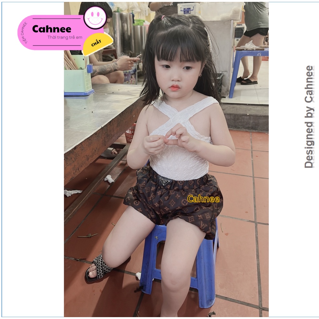Áo Bé Gái - Áo 2 Dây Crotop - Áo Đan Chéo Cho Bé Gái màu sắc xinh xắn - Size từ 10 - 35kg