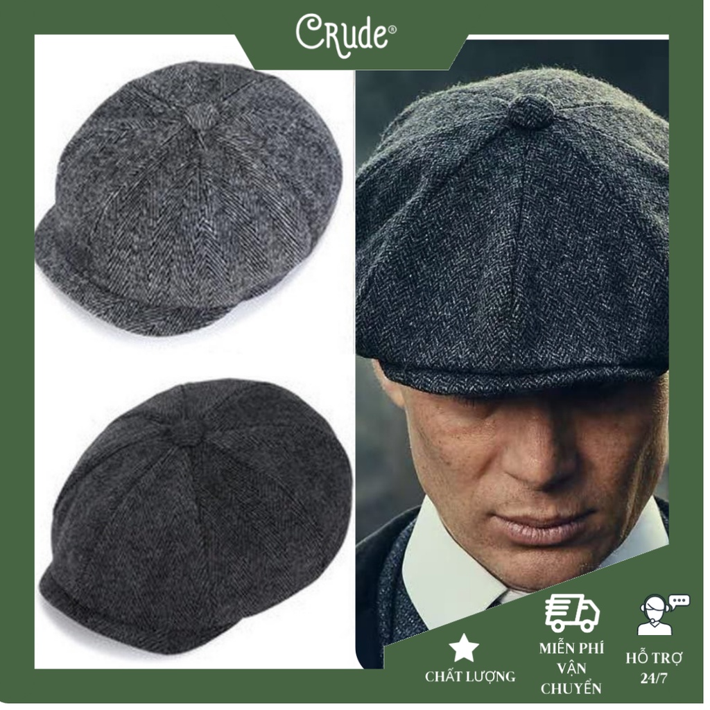Mũ Beret xương cá / Newsboy Cap Peaky Blinders