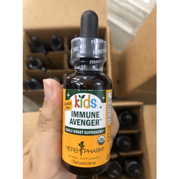 Hàng Chuẩn Chính Hãng Siro thảo dược tăng đề kháng Immune Avenger Herb Pharm Mỹ