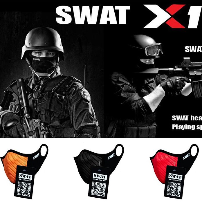 [ HOT] Khẩu trang vải SWAT X1 HOT TREND