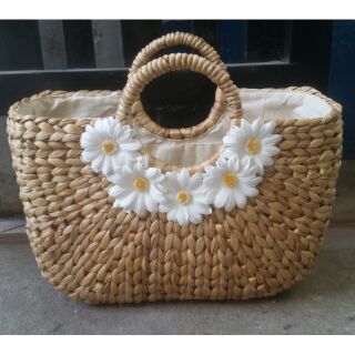 Giỏ lục bình hoa cúc big size