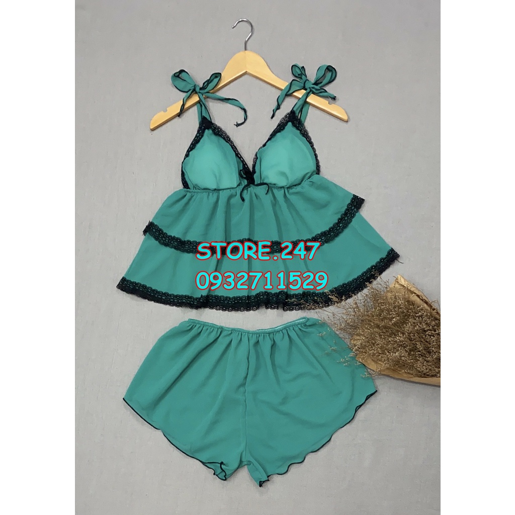 ĐỒ NGỦ VOAN MỎNG DỄ THƯƠNG CÓ MÚT, ĐỒ CỠ LỚN HÀNG XƯỞNG NHÀ MAY BAO ĐẸP ĐƯỜNG MAY KỸ