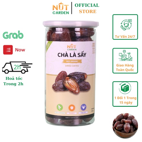 Chà Là Sấy Khô Nguyên Cành Nut Garden - Quả Chà Là Hữu Cơ Nhập Khẩu Tunisia - 500g | BigBuy360 - bigbuy360.vn