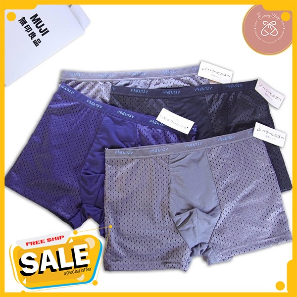 Quần sịp nam quan sip nam đùi thông hơi giá rẻ chất liệu cotton đẹp cao cấp siêu xịn - Do lot nam SI