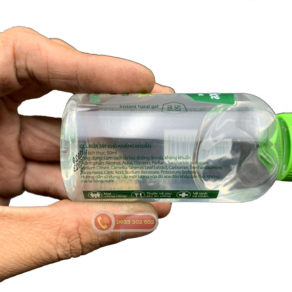 [Chính hãng] Gel rửa tay khô kháng khuẩn Thiên Long - Hương Trà Xanh Flexoffice FO-HG002