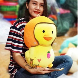 GẤU BÔNG VỊT ĐỘI NÓN BẢO HIỂM 40CM ĐÁNG YÊU SIÊU MỀM MỊN
