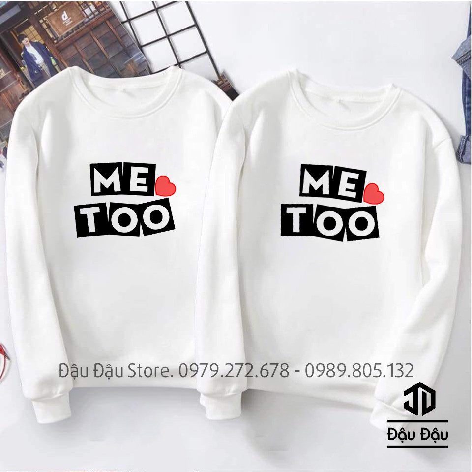 {SALE} ÁO NỈ CẶP, ÁO ĐÔI THU ĐÔNG SIÊU ĐẸP- GIÁ TẬN XƯỞNG