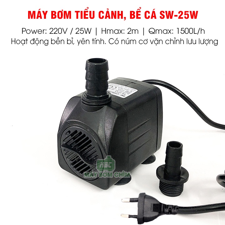 Máy bơm tiểu cảnh, bể cá SW-COOLING 25W | Máy bơm chìm