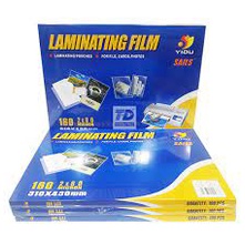 Giấy ép plastic A5/Nhựa ép plastic A5 80Mic Yidu chính hãng (hộp 100 tờ)