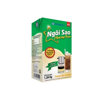 SỮA ĐẶC NGÔI SAO PHƯƠNG NAM (xanh lá hộp giấy 1,248g-380g)