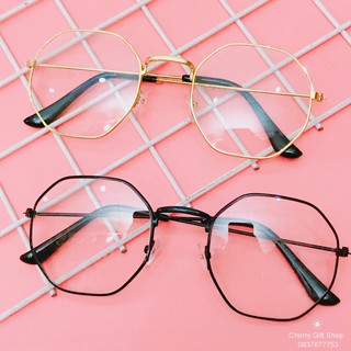 Mắt Kính Lục Giác - Mắt Kính Ngố ulzzang Nobita Hot Mới