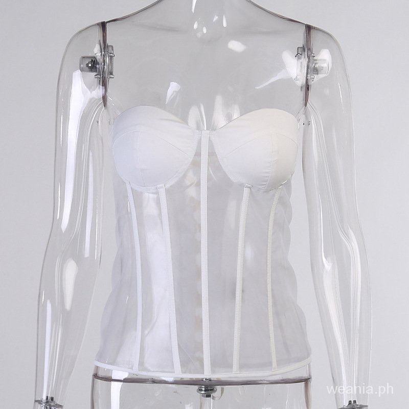 Áo Lót Ren Lưới Không Dây Hở Lưng Gợi Cảm hw7X