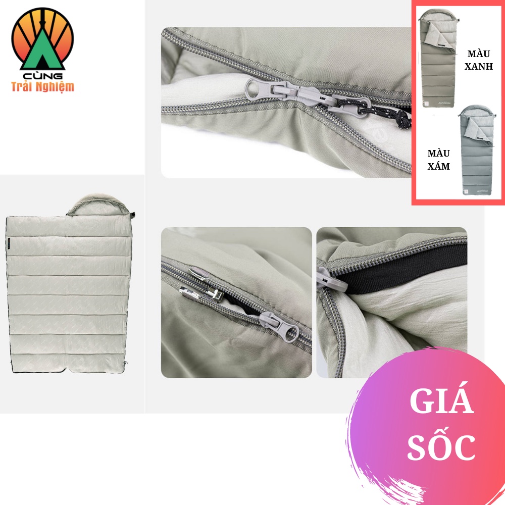 [CHÍNH HÃNG] Túi Ngủ Đơn Gấp Gọn M400 Naturehike Ấm Áp, Có Thể Mở Rộng Thành Chăn Dành Cho Du Lịch Dã Ngoại NH20MSD02