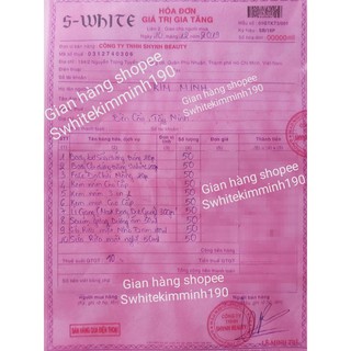 Serum gừng kích trắng face swhite