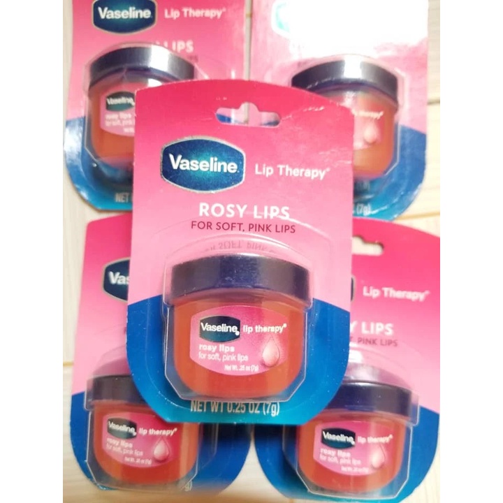 Son dưỡng môi Vaseline Lip Care 7g -Hàng Mỹ chính hãng bao check mã