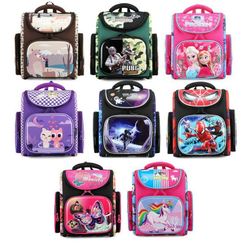 Balo học sinh cấp 1, balo chống gù cho bé trai và bé gái cấp 1 hàng cao cấp