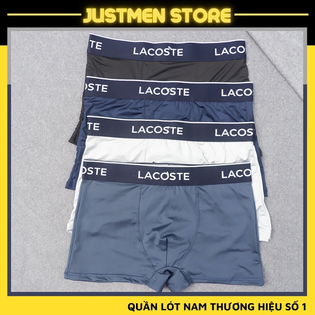 Quần sịp nam lacos hàng xuất chuẩn đẹp, quần lót nam đùi chất thun lạnh mát mịn | Justmen