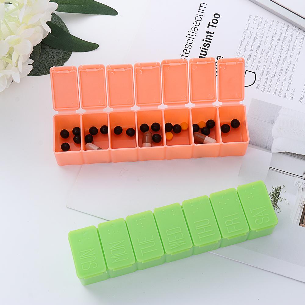 Hộp Đựng Thuốc / Trang Sức Bằng Nhựa Tiện Dụng Cho Gia Đình