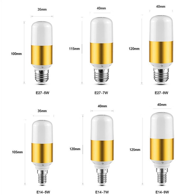 Bóng Đèn Led Siêu Sáng E14 E27 220v 5w 7w 9w