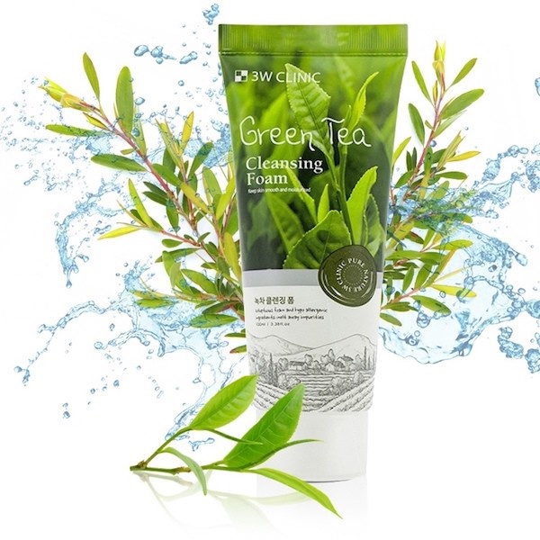 Sữa Rửa Mặt Chiết Xuất Từ Trà Xanh 3W Clinic Green Tea Foam Cleansing