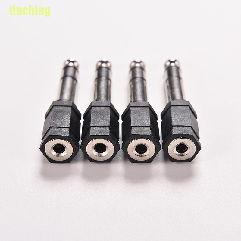 Đầu Chuyển Đổi Âm Thanh 1 6.5Mm 1 / 4 Male Sang 3.5Mm 1 / 8 Female Chất Lượng Cao