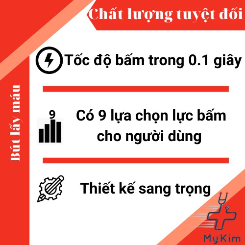 Bút Chích Lấy Máu Cho Máy Thử Đường Huyết