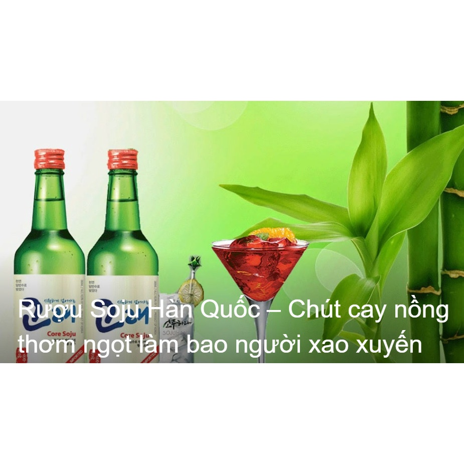 Rượu Soju sochu Hàn Quốc