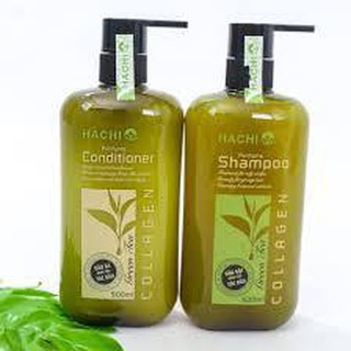 Cặp dầu Gội và Xả Hachi dành cho tóc Dầu 500ml x2