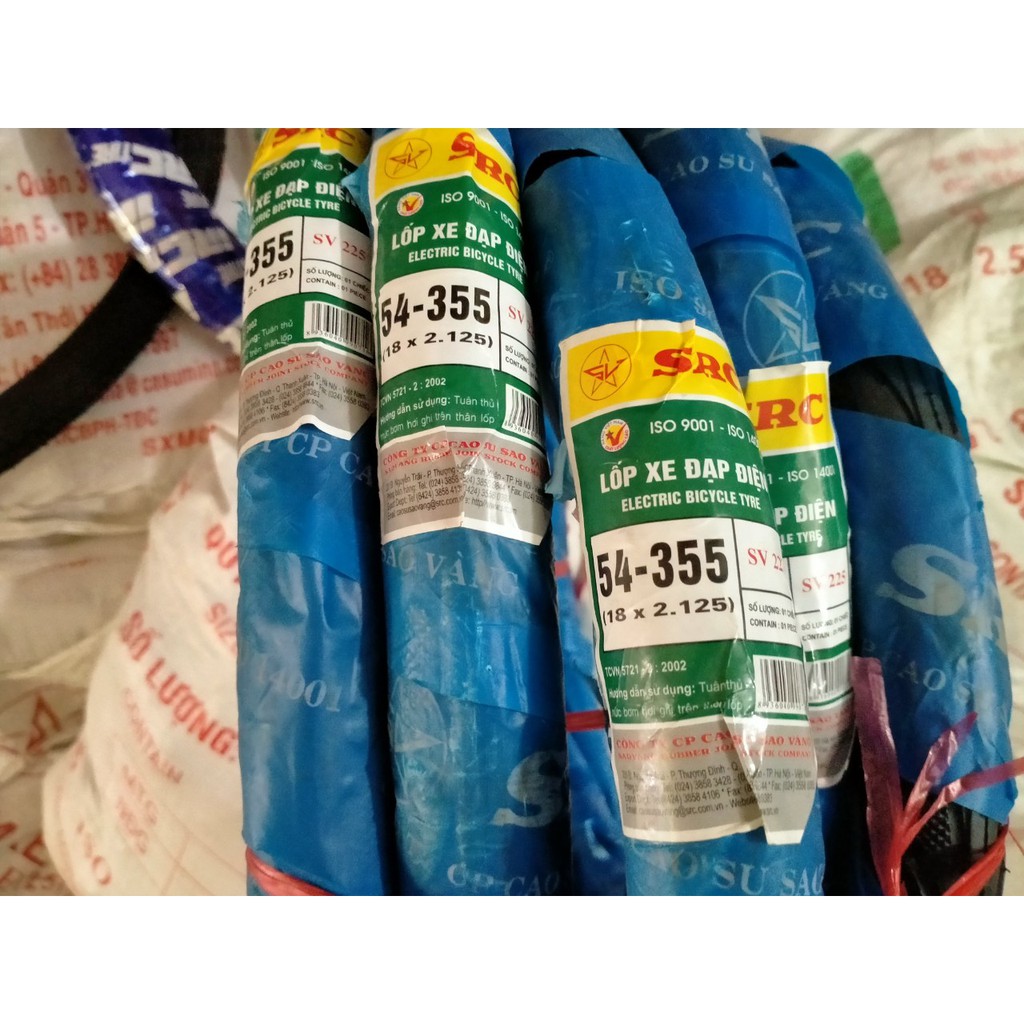 LỐP, VỎ XE ĐẠP ĐIỆN SAO VÀNG 18x2.125