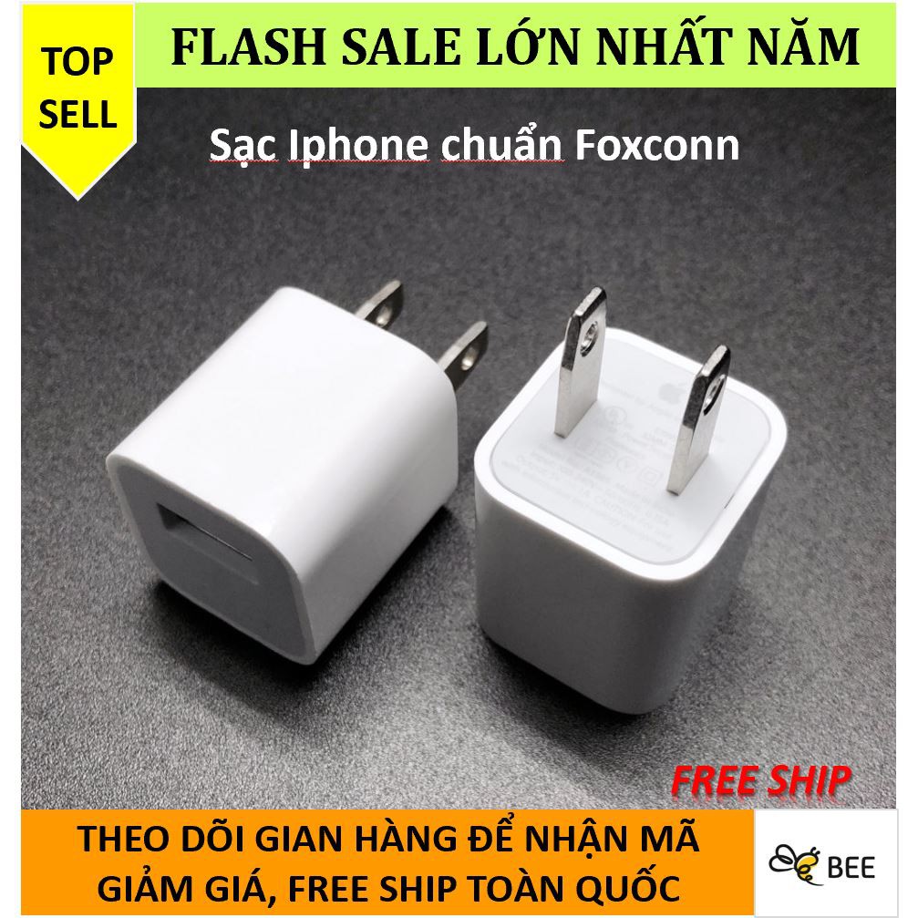 Sạc Iphone Chuẩn Hàng Foxconn Cho Dòng Iphone 5/6/6s/7/8/X/Xsmax...