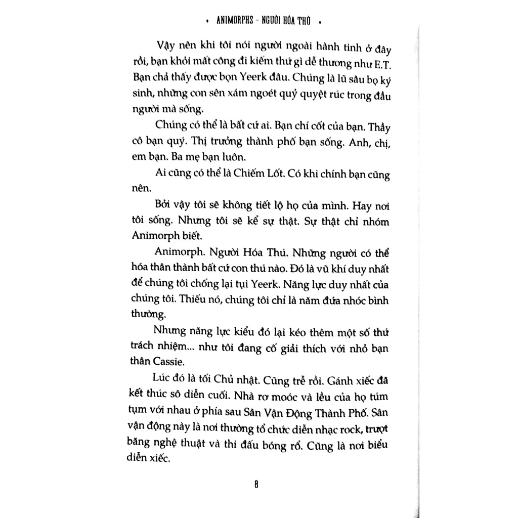 Sách - Animorphs - Người Hóa Thú - Tập 7: Người Lạ