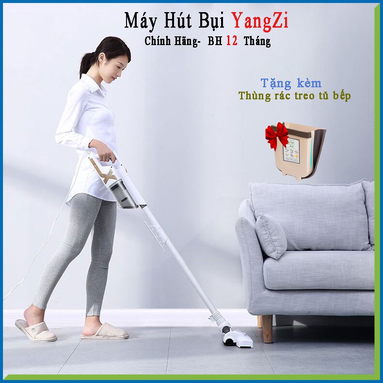 [Tặng Thùng Rác] Máy hút bụi cầm tay Yangzi đời mới nhất Máy siêu nhẹ, lực hút cực khỏe