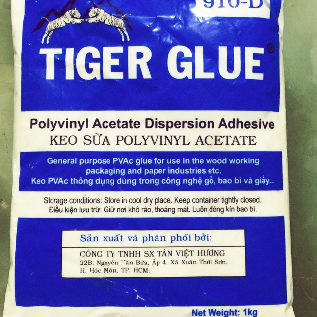 Keo sữa dán gỗ, dán giấy Tiger glue
