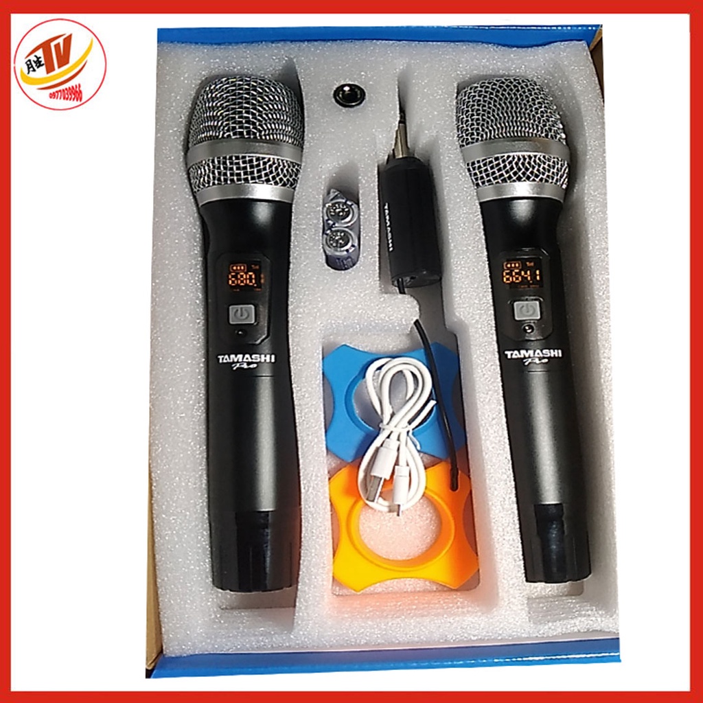 [Mã ELHACE giảm 4% đơn 300K] MICRO KARAOKE Không Dây tamashi k8 hát hay nhẹ tiêng