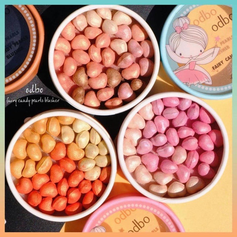 Phấn Má Hồng Viên Odbo Fairy Candy Pearls Blush