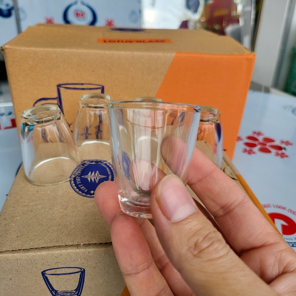 Ly uống rượu, ly trứng cút, ly thủy tinh cao cấp Việt Tiệp, Ly 6T