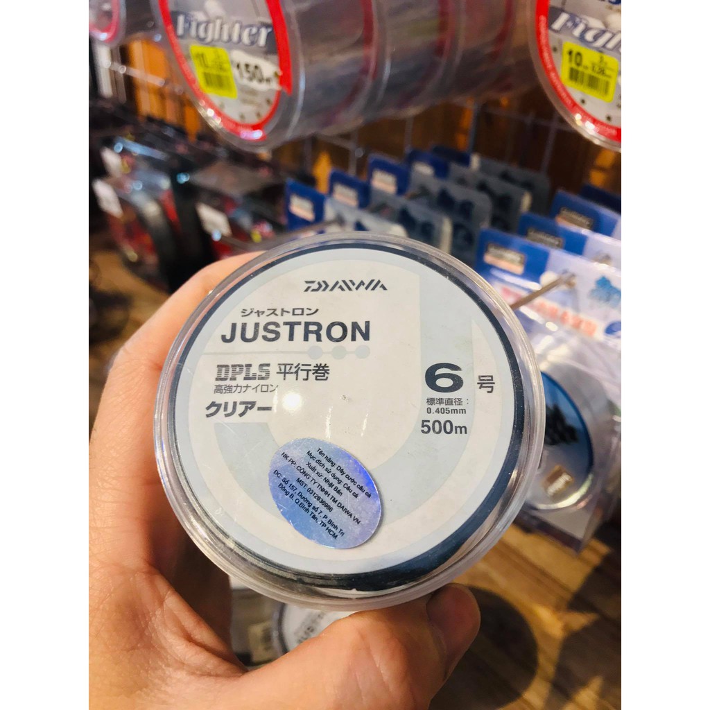 Dây daiwa justron dây cước cuộn câu cá