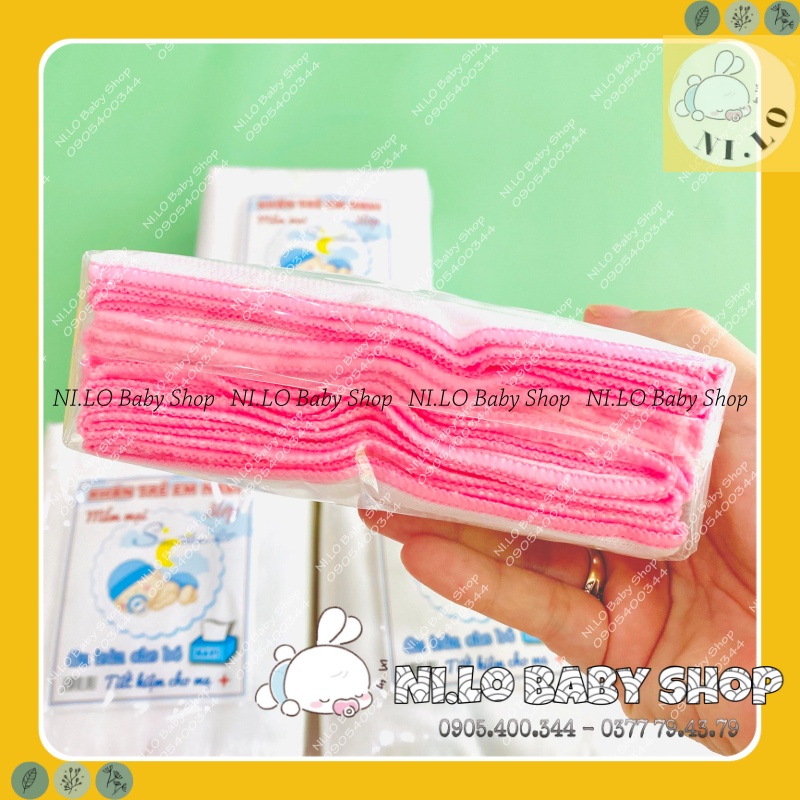 SET 10 KHĂN SỮA NAVI SIZE TRUNG CHO BÉ  (LOẠI TỐT)