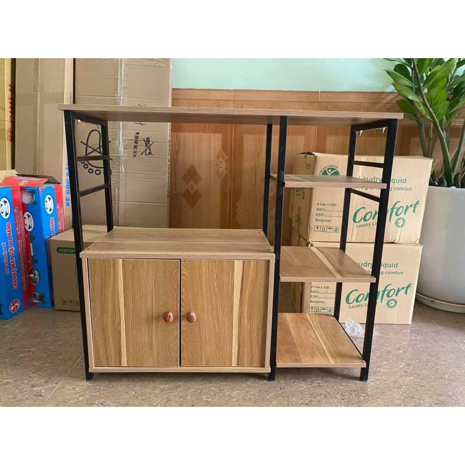 [SIÊU RẺ] KỆ LÒ VI SÓNG MẪU MỚI NHẤT GỖ CHỐNG ẨM SIÊU BỀN
