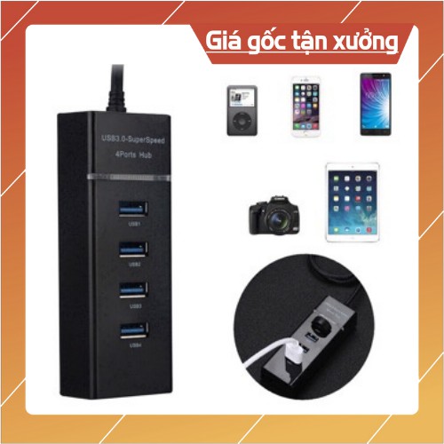 Bộ chia usb 1 ra 4 dòng 3.0, hub chia usb 4 cổng 3.0 mẫu mã đẹp, chất lượng cao, chia usb không cần cài đặt